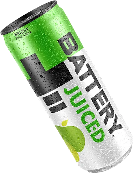Battery Juiced (green can)